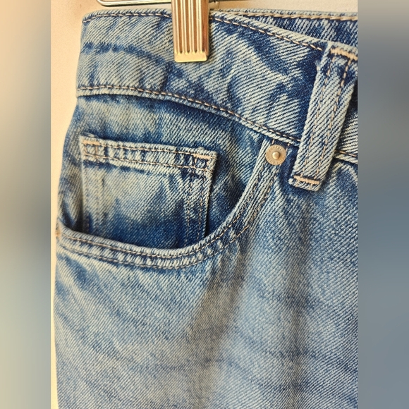 BUFFALO Alecia High Rise Vintage Denim Wide-Leg Jeans Cotton Size 29 - Picture 2 of 8